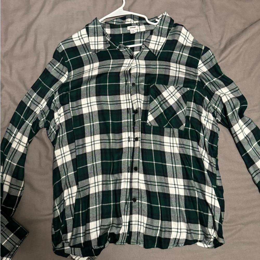 Green Women’s Flannel